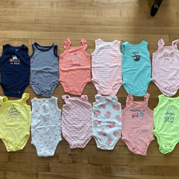 Tank Top Onesies (12 of them!) - Picture 2 of 14